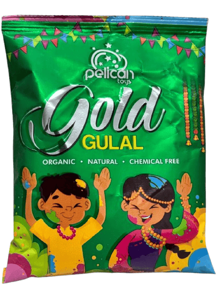 Gold Green Gulal 